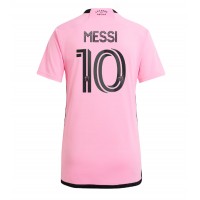 Camisa de time de futebol Inter Miami Lionel Messi #10 Replicas 1º Equipamento Feminina 2024-25 Manga Curta